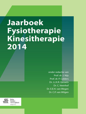 cover image of Jaarboek Fysiotherapie Kinesitherapie 2014
